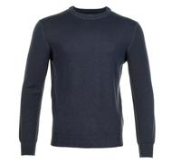 Lambswool Knitted Sweatshirt Navy, XL