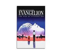 LAMCHAM Neon Genesis Evangelion Poster Vintage Art Cover Room Decor Aesthetic Bedroom Decor Canvas Posters For Bedroom 12x18inch(30x45cm) Unframe-style