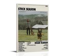 LAMCHAM Noah Kahan Stick Season Album Cover Limited Poster Vintage Art Cover Room Decor Aesthetic Bedroom Decor Canvas Posters For Bedroom 12x18inch(30x45cm) Frame-style