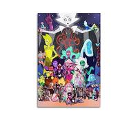 LAMCHAM Steven Universe All The Characters Poster Vintage Art Cover Room Decor Aesthetic Bedroom Decor Canvas Posters For Bedroom 12x18inch(30x45cm) Unframe-style