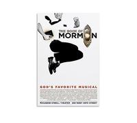 LAMCHAM The Book of Mormon Poster Vintage Art Cover Room Decor Aesthetic Bedroom Decor Canvas Posters For Bedroom 20x30inch(50x75cm) Unframe-style