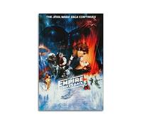 LAMCHAM The Empire Strikes Back Poster Vintage Art Cover Room Decor Aesthetic Bedroom Decor Canvas Posters For Bedroom 20x30inch(50x75cm) Unframe-style