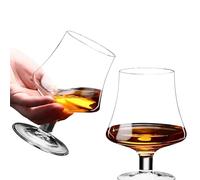 LamChyar Crystal Brandy Snifter Set of 2, 15 Oz, Handcrafted Snifter Glasses for Whiskey Brandy Cocktail