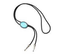 LAMDNL Western Cowboy Bolo Tie Gemstones Necktie Necklace Costume for Sweater American Bolo Tie Western Jewelry