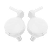 Lamdoo 2pcs Plastic Toilet Seat Screws Fixings Fit Toilet Seats Hinges Repair Tools