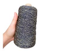 Lamé Cuquillo Yarn Cone with Lurex - Navy Blue and Gold