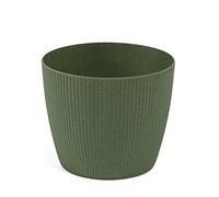 Lamela Eco Flowerpot Herb Plant Flower pot | Magnolia Jumper | Windowsill Balcony Garden Container Bucket | Organizer box decor | Mix! Match! Play! (Ø 140 mm, Forest Green)