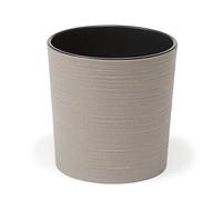 Malwa ECO Chisel Decorative Planter Round 19cm - Grey