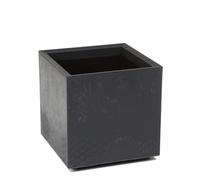 Lamela Plant Pot, Black Concrete, 40 cm, 36L