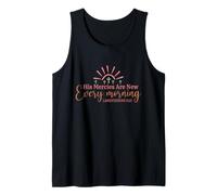 Lamentations 3:23 Christian Bible Verse His Mercies Tank Top