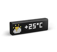 LaMetric Time Wi-Fi Clock for Smart Home, LM 37X8, Black