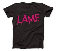 Lamf L.A.M.F As Worn by Johnny Thunders T-Shirt 100% Cotton Black 3XL