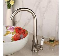 LAMGUL Faucet Faucet Brushed Nickel Single-Handle Basin Waterfall Brass Faucets Bathroom Faucet Sink Basin Mixer Tap Faucets Water-tap