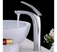 LAMGUL Faucet Modern Black Rose Gold Tall Bathroom Basin Faucet with Knurled Design 100% Brass Countertop Mounted Mixer tap