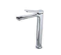 LAMGUL Faucet Modern Luxury Black and White Basin Faucet with Single Holder Single Hole Mounted Sink Taps Cold and Hot Mixer for Bathroom Tall Basin Tap Single Lever Monobloc Kitchen Mixer tap
