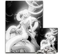 Lamia in Forest LibraryJigsaw Puzzles for Adults 1000 Piece paper Jigsaw Puzzles for Adults for TeenagerFamilies Perfect DIY DecorBrainTeasing Challenge 1000 PCS(38x26cm)