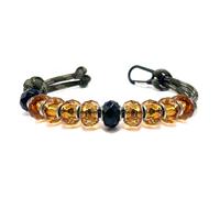 LAMIBEE 10 Beads Counter Stroke, Golf Basketball Count Stroke Score, Large 10inch with Clip and Durable 550 lbs Paracord String Hand-Braided, Easy Scorekeeping (Orange)