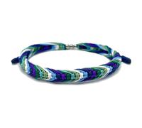 LAMIBEE Bisexual Pansexuality LGBT Proud Love Tibetan Wrist Wrap Bracelet | Amulet and Boho Rope Bracelet Bangles for Women Men Thread for Him and Her, 6.7 inches, Agate, Copper, Agate