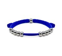 LAMIBEE Golf Stainless Steel 10 Beads Score Counter Bracelet, Golf Stroke Count Bracelet, Resizable and Easy to Adjust Golf Round Scoring Tracker, Durable and Stylish Golf Accessory (Royal Blue)