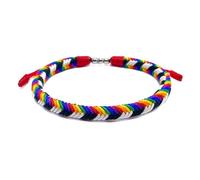 LAMIBEE Pride Infinity Love Wins, LGBTQAI+ Pride Love Wins Tibetan Surfer Rope Bracelets for Him and Her Women Men LGBTQ Community Support, [7.5 inches - 11 inches], Copper, Agate