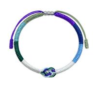 LAMIBEE Pride Infinity Love Wins, LGBTQAI+ Pride Love Wins Tibetan Wrist Wrap Bracelets, With LGBTQ Surfer String Rope Bracelet for Him and Her, Women Men, Support LGBTQ Community, Resizable