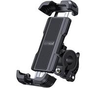 Lamicall Bicycle Phone Holder, Motorcycle Phone Holder - 2025 Universal 360° Bicycle Holder for iPhone 17 16 15 14 Pro Max Plus, Air, SE, 13 12 Pro Max Mini, 11, Xs Max, XR, Samsung S25 Phones