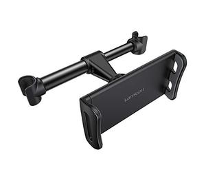 Lamicall Car Tablet Holder, Car Headrest Mount - Universal 360 Rotating Car Seat Stand Cradle for All 4.4~11" Tablets, iPad Pro 9.7, 10.5, 11, iPad Air mini 2 3 4 5 6, iPhone, Switch, Tab - Black