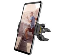 Lamicall Exercise Bike Tablet Holder, Treadmill Exercise Gym Tablet Mount - Adjustable Indoor Handlebar Bracket for iPad Pro 9.7/10.5/11/12.9, Air mini 2 3 4 5 6, iPhone, Samsung Tab, 4.7-13" Tablets