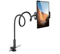 Lamicall Gooseneck Tablet Holder, Flexible Tablet Stand - 36" Lazy Arm 360 Adjustable Holder Clamp Bracket Bed for 2024 iPad Pro 9.7, 10.5, 11, iPad Air mini 2 3 4 5 6, Switch, 4.7-11" Devices -Black