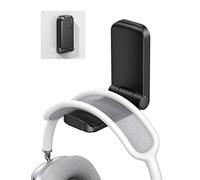 Lamicall Headphone Hanger Holder Desk - Adhesive Headphone Hook Mount, Gaming Headset Hanger Under Desk, Magnetic Foldable Earphone Clip Clamp Stand for Sony, Beats, Sennheiser, HyperX, etc - Black