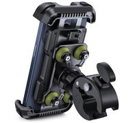 Lamicall Motorbike Phone Holder [Dual Anti-Shock] - 2025 Motorcycle Phone Mount, Universal Bike Phone Holder for iPhone 16 15 14 13 12 11 Pro Max Plus Mini, Samsung S23, 4.7-6.7" Phone - Green