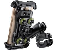 Lamicall Motorbike Phone Holder, Motorcycle Phone Mount - [2025 Anti-theft Design] [Dual Anti-Shock] Bike Phone Holder with Adjustable Arm for iPhone 16 15 14 13 12 Series, 4.7-6.7" Phone - Green