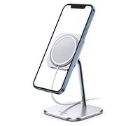 Lamicall Phone Stand for MagSafe Charger - Adjustable Aluminum Charging Dock Standby Holder Mount Cradle Desk for iPhone 17 Air, 17, 17 Pro, 17 Pro Max, 16 15 14 13 12 Series [Charger is not Included]
