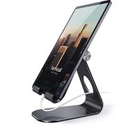 Lamicall Tablet Stand, Adjustable Tablet Holder - Desktop Stand Dock Compatible with New 2024 iPad Pro 9.7, 10.5, 11, 13, iPad Air 6 mini 2 3 4 5 6, Switch, Samsung Tab, iPhone, other Tablets - Black