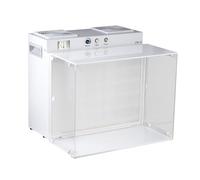 Laminar Flow Hood 17"×13" FFU for Laboratory and Mushroom Cultivation, Dual Fan Filtration System with H12 Class HEPA Filter