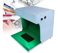 Laminar Flow Hood Mycology Vertical Laminar Flow Hood H-E-P-A Filter Portable Laminar Air Flow Dust Free Room Worktable for Phone LCD Repair Tissue Culture Seedlings