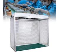 Laminar Flow Hood, Triple Fan Clean Bench with Efficient Filter, Vertical Air Flow, Low Noise, Spacious Work Area for Lab Use
