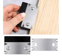 Laminate Edging Trimmer, Upgraded Mini Stainless Steel Edge Banding Trimmers Blade Cutter Wood Working Tools Hand Planer for Woodworking, Durable Trimmer for Veneer, PVC, ABS, Wood