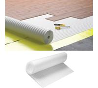 Laminate Flooring Underlay 2mm - White Foam Acoustic Flooring Underlay - 1m x 10m (10m2 Roll Size)