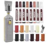 Laminate Repair kit,Vinyl Floor Repair kit Wood Furniture Repair kit 11 Colours Wood Floor Wax Repair kit Covers Laminate Flooring Scratches, Stains,Hole,Cracks