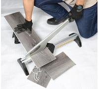 Laminate/Vinyl Floor Cutter - Angle & Length Cutting, Laminate Flooring Cutter/Flooring Tools, Cuts 2-5mm Thickness Rubber Floor, Laminate Floor, LVP, VCT, WPC at 8“ Width, Steel/Alu.