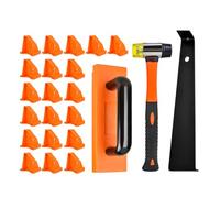 Laminate Wood Flooring Installation Solid Tapping Block Wide Heavy Duty Pull Rod Reinforced Double Faced Mallets Woodworking Tool for Flooring