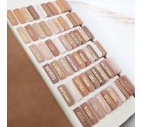 Laminated Bible Tabs, Bible Study Supplies, Large Print Bible Book Tabs for Women and Men, (Gold Foil Embossed Lettering) Bible Labels Index Tabs, Bible Accessories for Easy Navigation (Amber Brown)