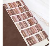 Laminated Bible Tabs, Bible Study Supplies, Large Print Bible Book Tabs for Women and Men, (Gold Foil Embossed Lettering) Bible Labels Index Tabs, Bible Accessories for Easy Navigation(Mocha Tone)