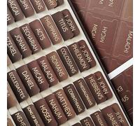 Laminated Bible Tabs, Bible Study Supplies, Large Print Bible Book Tabs for Women and Men, (Gold Foil Embossed Lettering) Bible Labels Index Tabs, Bible Accessories for Easy Navigation(Earthy Brown)