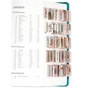 Laminated Bible Tabs for Women & Men - Large Print Tabs for Study Bibles, Boho Theme for Easy Navigation and Quick Reference - Easy-to-Read and Apply Tabs for All Ages