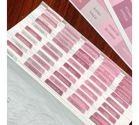 Laminated Bible Tabs, Reposition Large Print Stickers, Easy to Read and Apply Bible Tabs for Women and Man (White Pink)