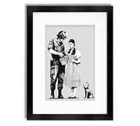 Laminated Posters Banksy - Dorothy Stop And Search Mounted & Framed Printó.Measures 18 x 14 Inches
