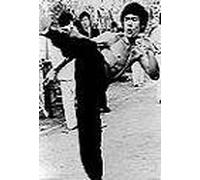 Laminated Posters Bruce Lee High Kick b/w Martial Arts King PAPER POSTER measures 34 x 24 inches (86.5 x 61cm)