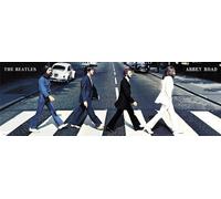Laminated Posters GIANT PAPER DOOR POSTER The Beatles Fab Four Abbey Road Zebra Crossing John Paul George And Ringo Music Poster Measures a massive 62 x 21 Inches (158 x 53 cm)